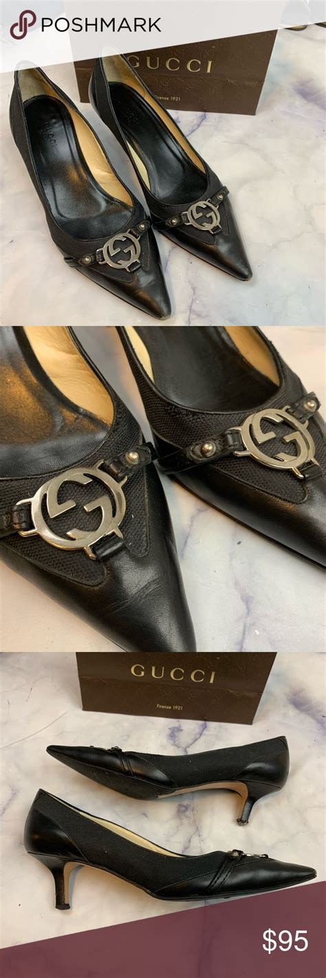 gucci sylvie kitten heels